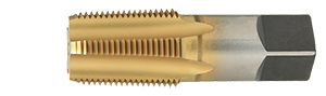 Type 30-AGN Titanium Nitride Regular Taper Pipe Taps Type 30-AGN TiN Coated Regular Taper Pipe Taps